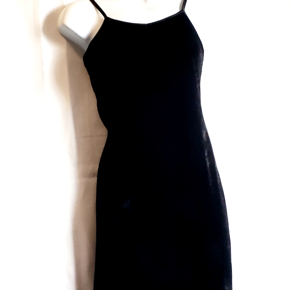 Antistar blackstrap velvet dress stretch medium